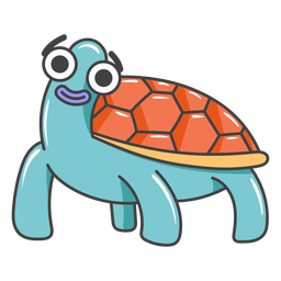 Happy turtle cartoon Transparent PNG