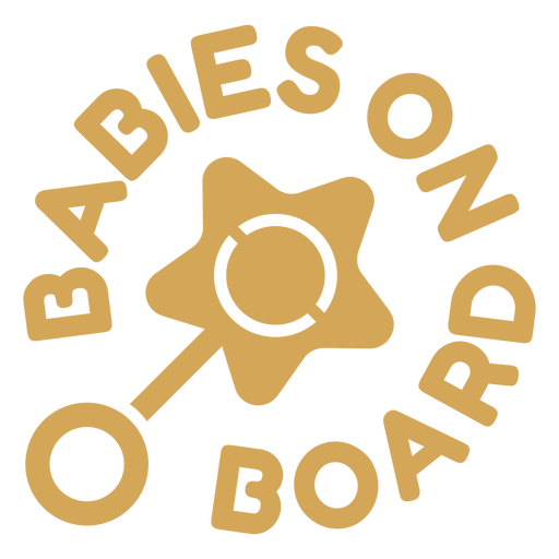 Babies on board badge