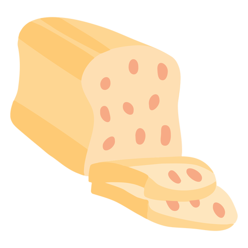 S??es Brot flach PNG-Design