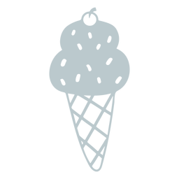 Eisstreusel ausgeschnitten PNG-Design