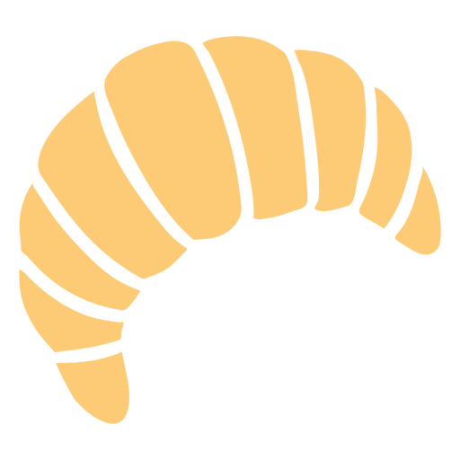 Tasty croissant cut-out PNG Design