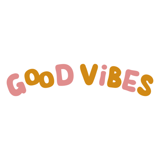 Lettering good vibes