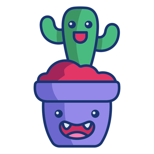 Como desenhar Cactus Kawaii 