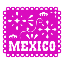 Mexico papel picado PNG Design
