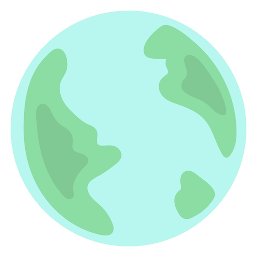 Earth planet flat - Transparent PNG & SVG vector file