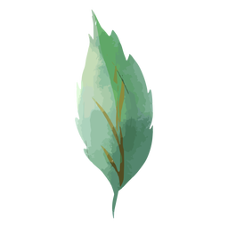 Folha de árvore aquarela Transparent PNG