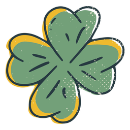 Traditional Clover Color-stroke PNG & SVG Design For T-Shirts