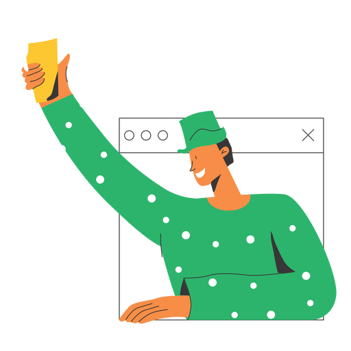 Happy St Patricks Online-Charakter PNG-Design