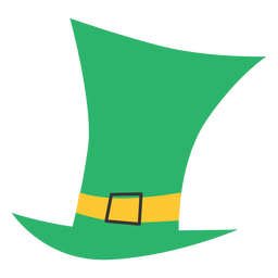 Lucky irish hat flat PNG Design