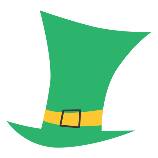 Lucky irish hat flat PNG Design