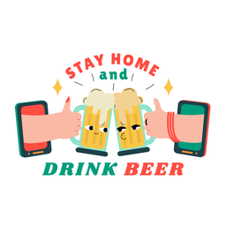 Insignia de cerveza casera Diseño PNG