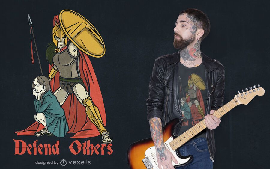 Defiende a otros diseño de camiseta Defiende a otros diseño de camiseta