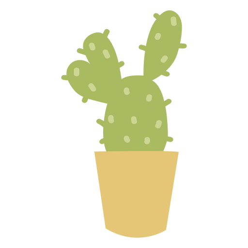 Planta do deserto com cactos planos Desenho PNG