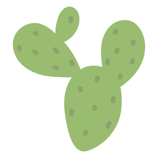 Planta plana de cacto Desenho PNG