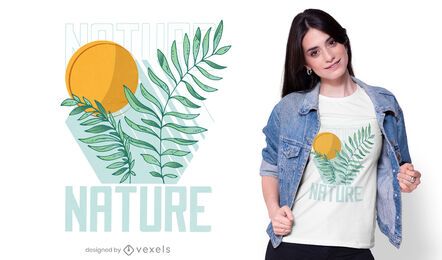 Nature twigs t-shirt design Nature twigs t-shirt design