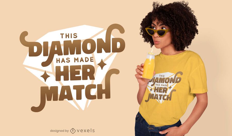 Diamond match t-shirt design Diamond match t-shirt design
