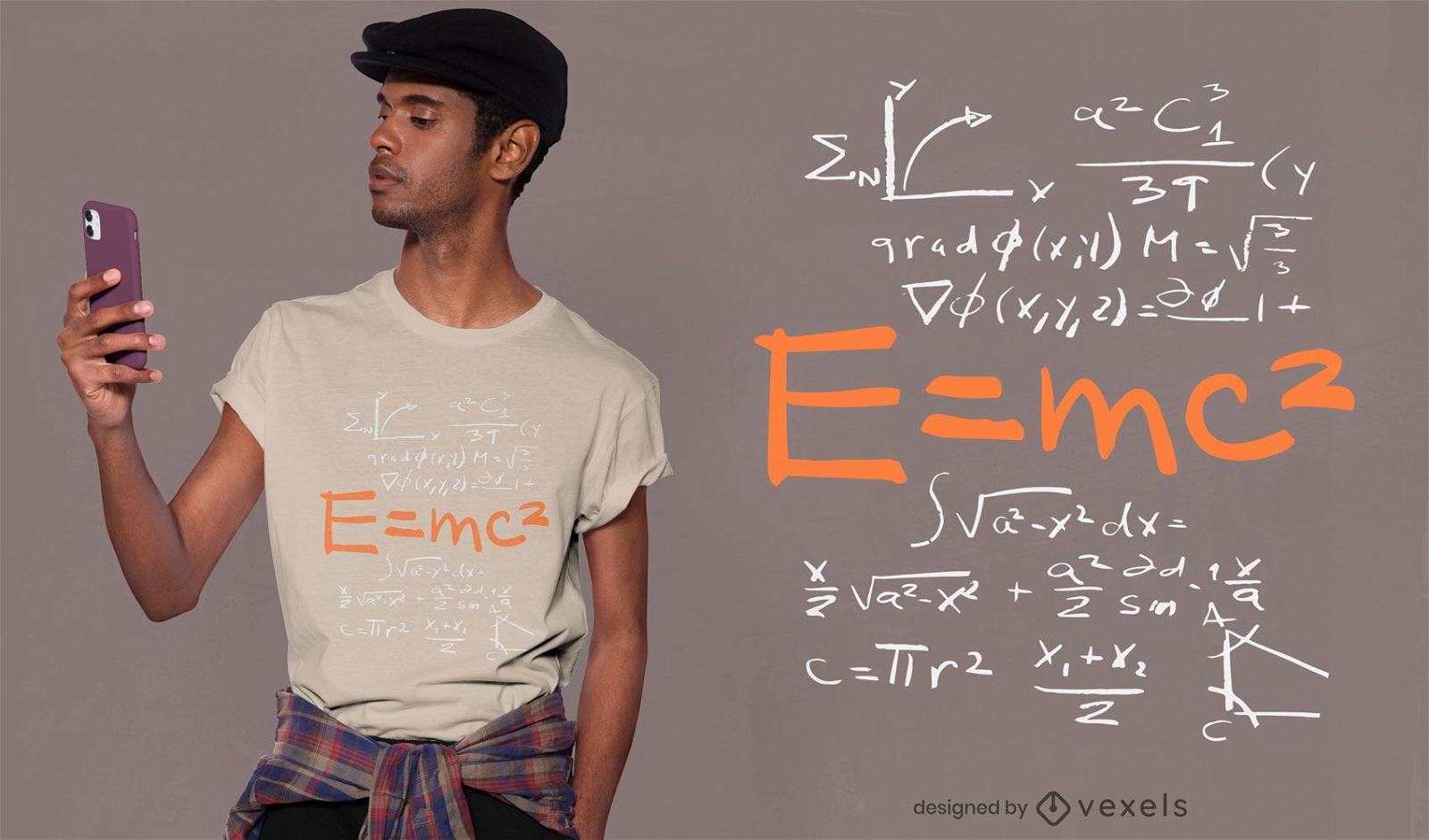 Design de t-shirt de equivalência de energia em massa