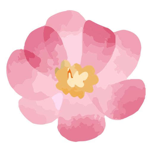 Aquarela flor rosa