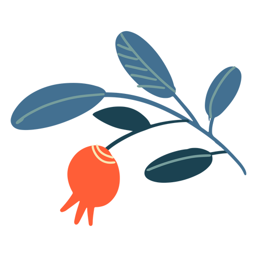 Nature orange flower flat - Transparent PNG & SVG vector file