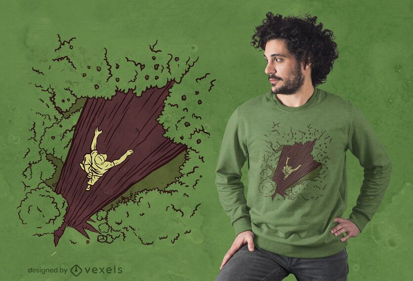 Diseño de camiseta trepadora Diseño de camiseta trepadora