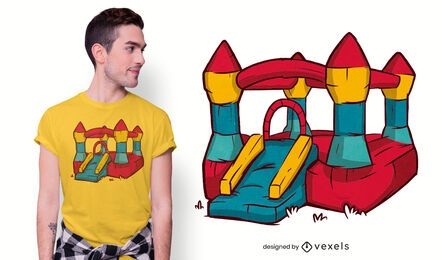 Bouncy castle t-shirt design