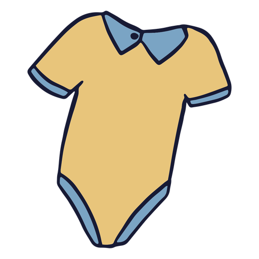 Baby Unterhemd flach PNG-Design