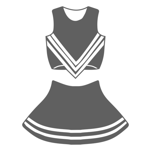 Cheerleader uniform girl cut-out PNG Design