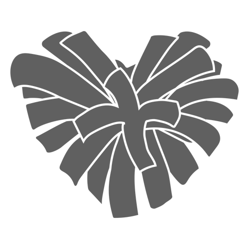 Herzförmiger Bommelausschnitt PNG-Design