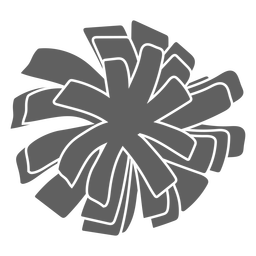 Cheerleader Pom Pom Ausschnitt PNG-Design