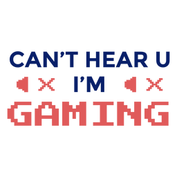 Estoy jugando letras Diseño PNG