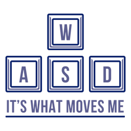 Crachá de citação de movimentos de teclado Desenho PNG