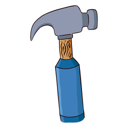 Tool hammer flat PNG Design Transparent PNG