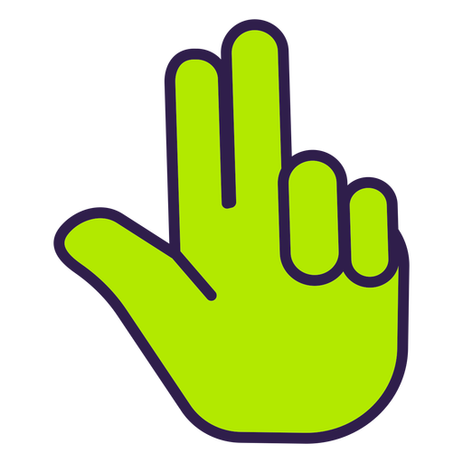 Three Fingers Up Flat Transparent Png Svg Vector File