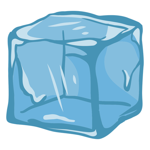 Ice cube illustration