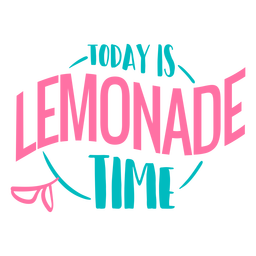 Letras da hora da limonada Desenho PNG