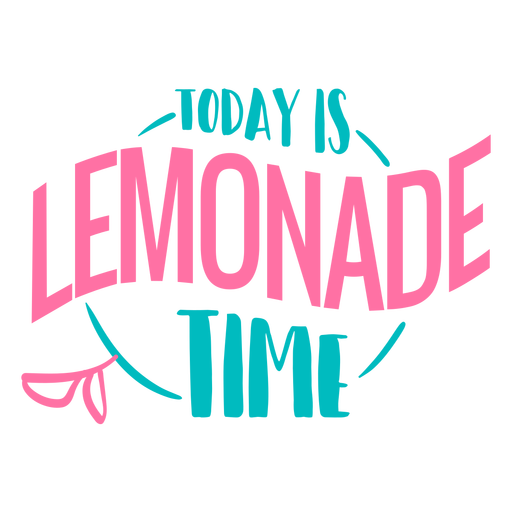 Lemonade time lettering
