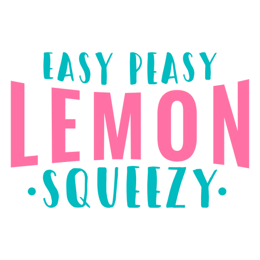 Lemon quote lettering