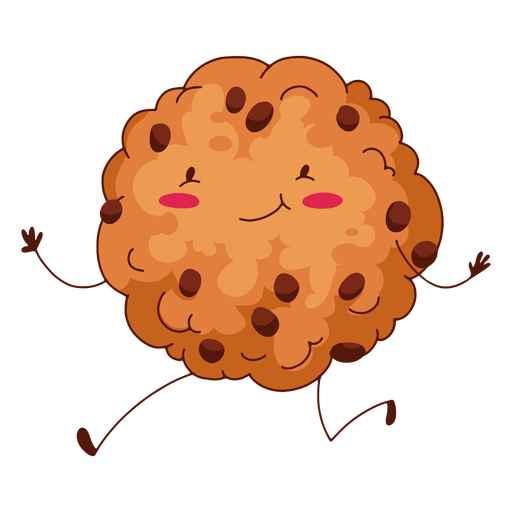 Happy cookie illustration - Transparent PNG & SVG vector file