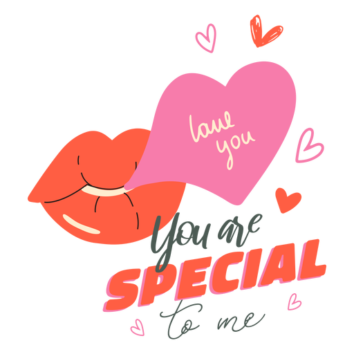 Special to me badge PNG Design