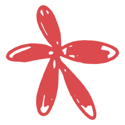 Flower Monochrome Doodle PNG & SVG Design For T-Shirts