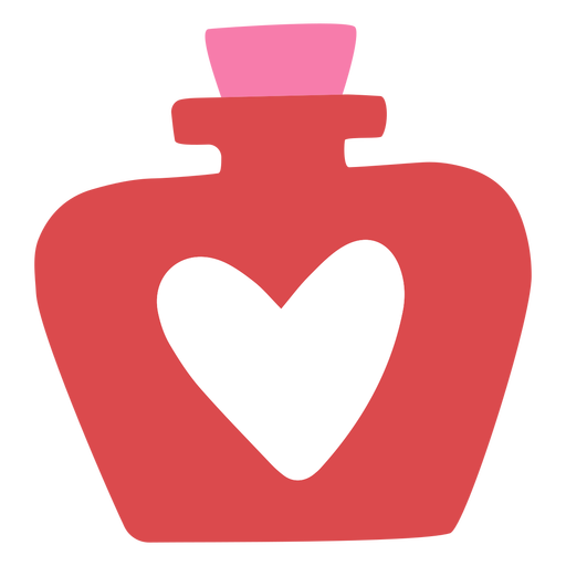 Love perfume flat PNG Design