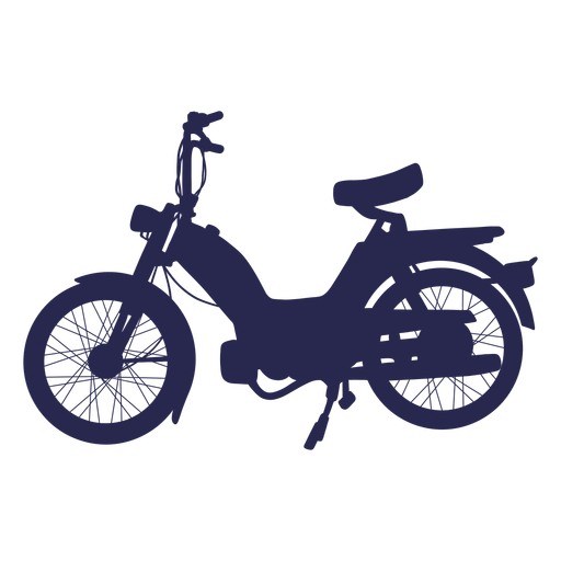 Coole Motorrad Silhouette PNG-Design