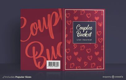 Couples bucket book cover design Couples bucket book cover design