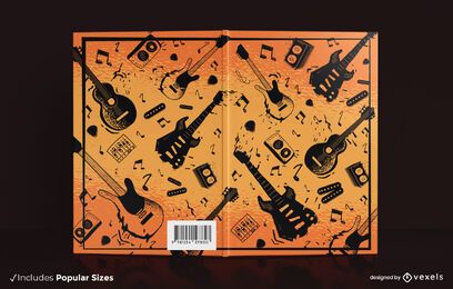 Electric guitars book cover design Electric guitars book cover design