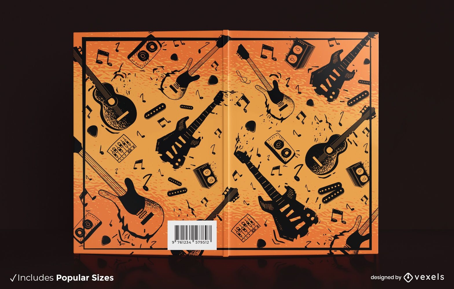 Buchcover-Design für E-Gitarren