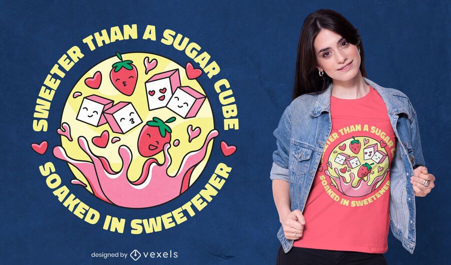 Sweeter than sugar t-shirt design Sweeter than sugar t-shirt design
