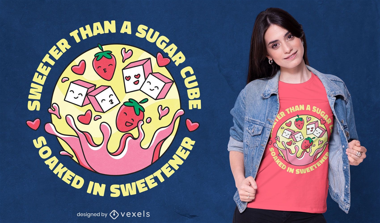 Süßer als Zucker T-Shirt Design