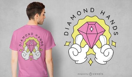 Design de t-shirt Diamond Hands