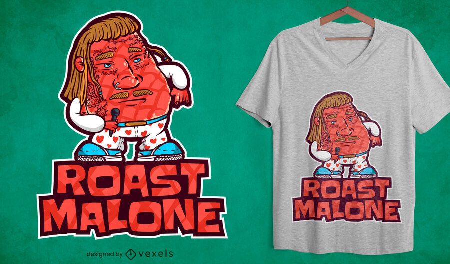 Gebratene Malone T-Shirt Design Gebratene Malone T-Shirt Design