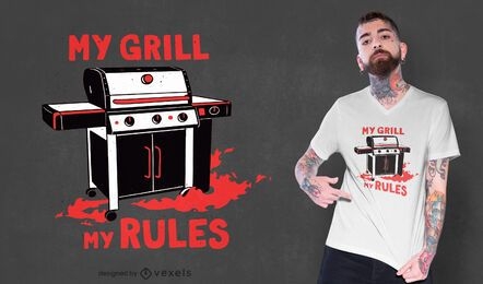Grill rules t-shirt design